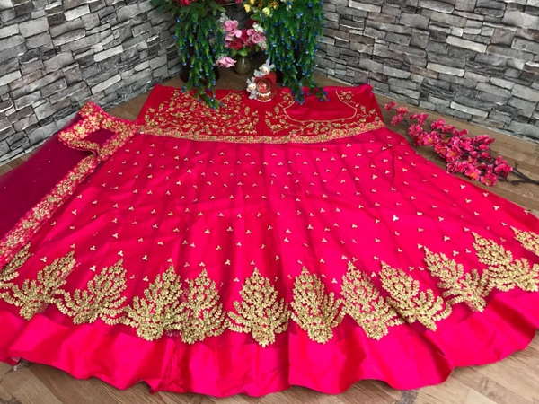  PARTYWEAR EMBROIDERED WORK LEHENGA CHOLI🎊💐💃